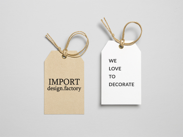 Import Design Label Tag